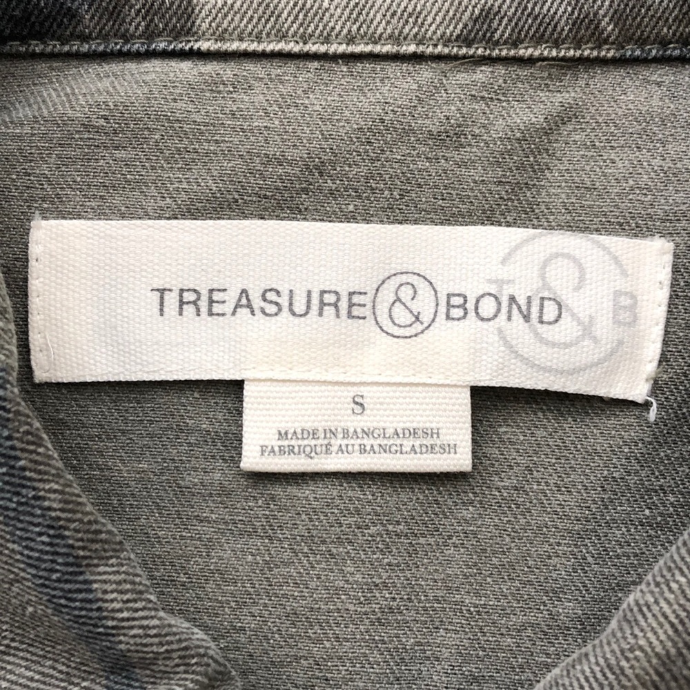 Treasure & Bond Green Camo Cargo Utility Jacket - Picture 5 of 8